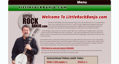 Desktop Screenshot of littlerockbanjo.com